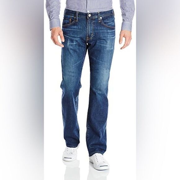 AG | Men's “the protege” straight leg Blue Jeans - Picture 1 of 9